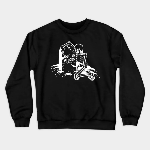 RIP MY ADDICTIONS Crewneck Sweatshirt by notacraftyusername